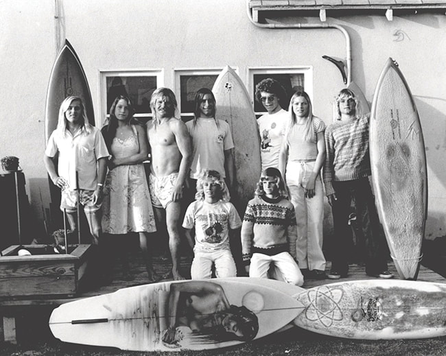 Mike Purpus and Original Hot Lips Designs Surfboards Team